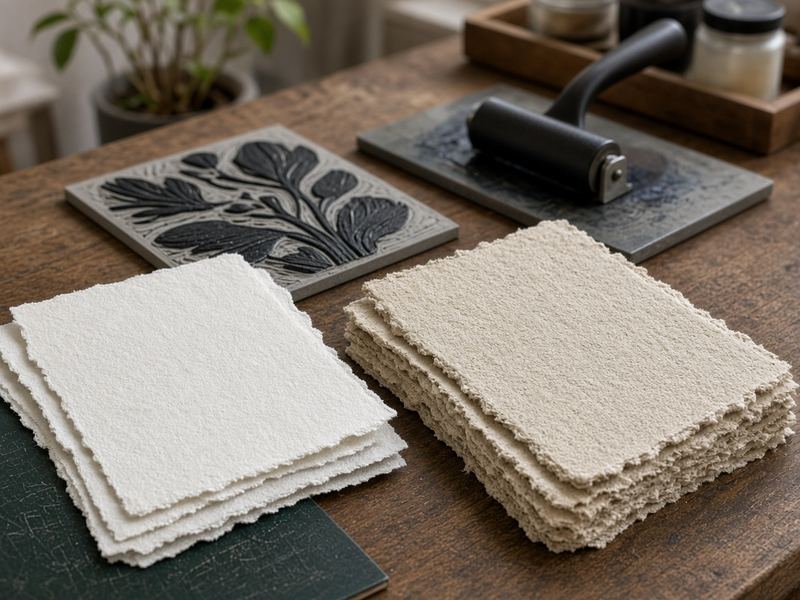 Paper stock at Olivebloom Atelier